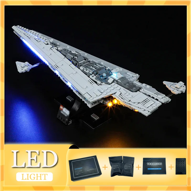 DIY LED Light Kit For LEGO 75356 Wars Executor Super Star Destroyer Building Brick Gift(Only LED Light,Without Blocks Model)