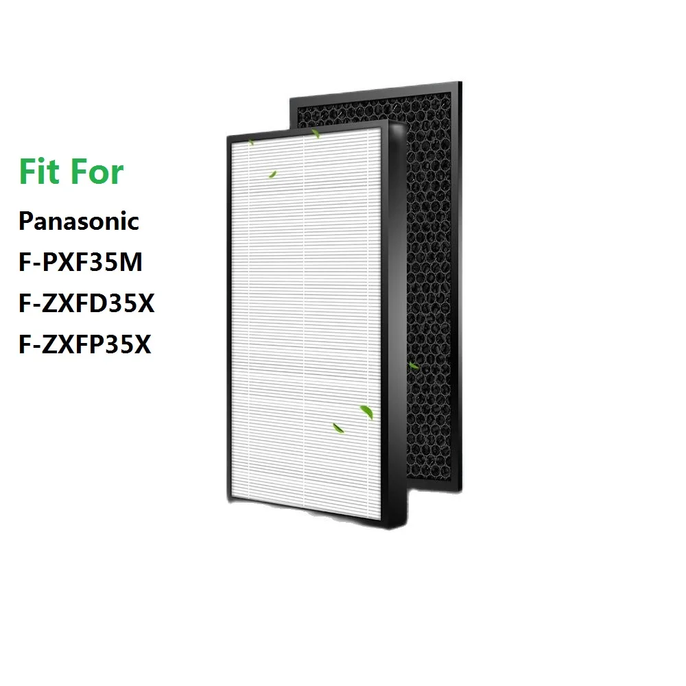 Air Purifier Filter Replacement Collect Dust Hepa F-ZXFP35X and Activated Carbon Filter F-ZXFD35X Set For Panasonic F-PXF35M