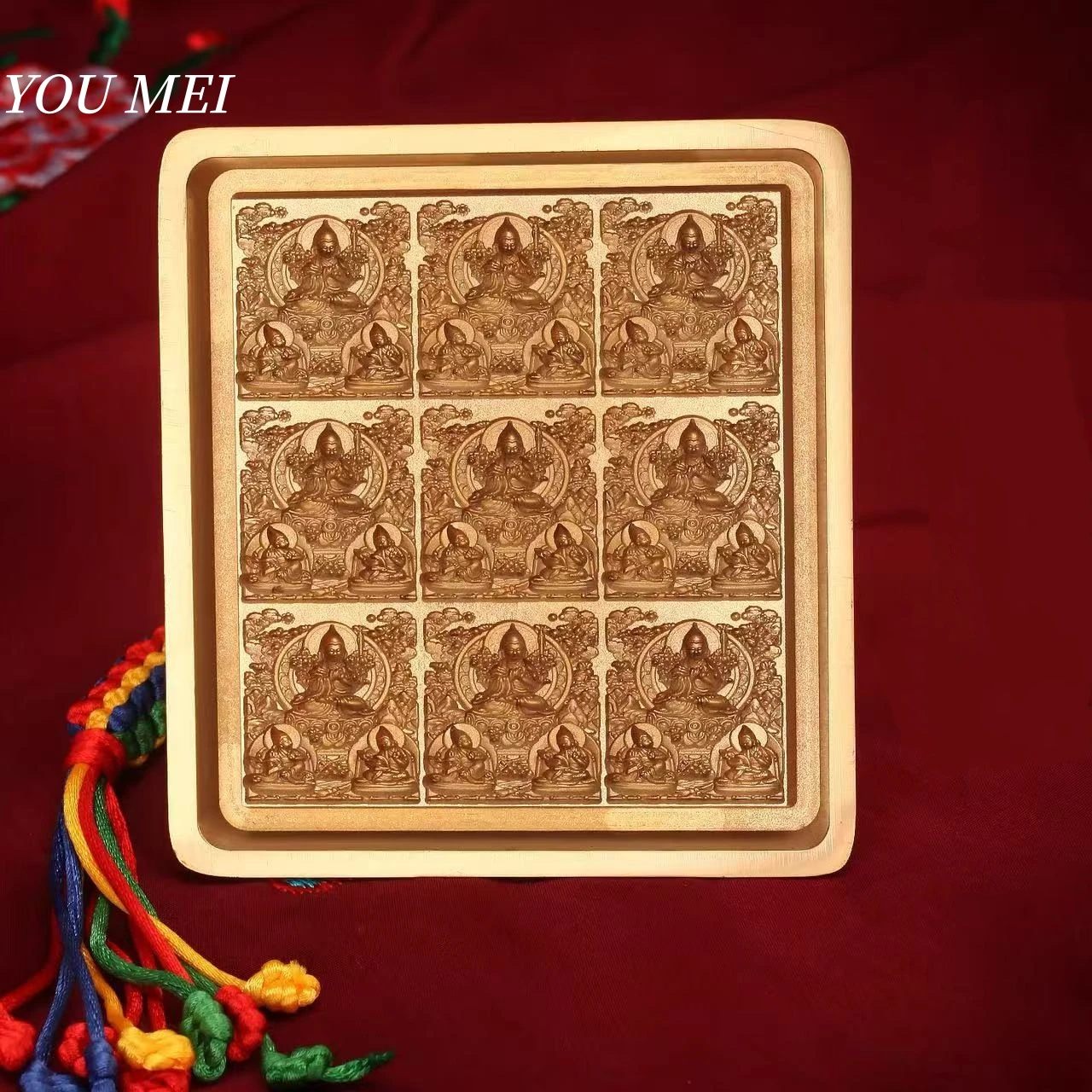 The Three Deities of Tsongkhapa Buddha Statues Making Molds,Exquisite Brass Molds Making Statue Tools,Tibetan Mold Buddhist Item