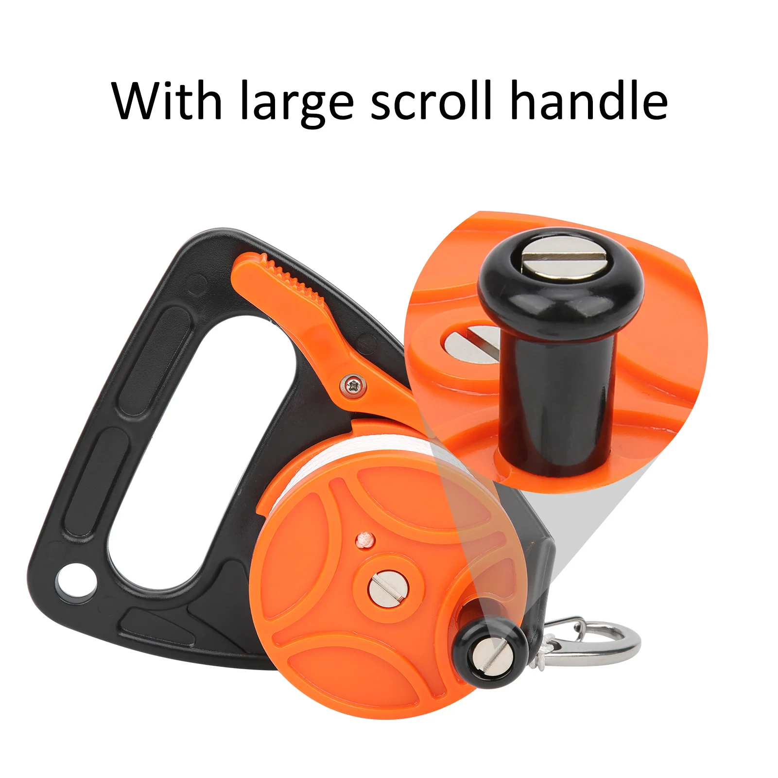 150ft Diving Line Reel Diving Equipment with Handle Card Position PP Rope Combination Diving Line Reel