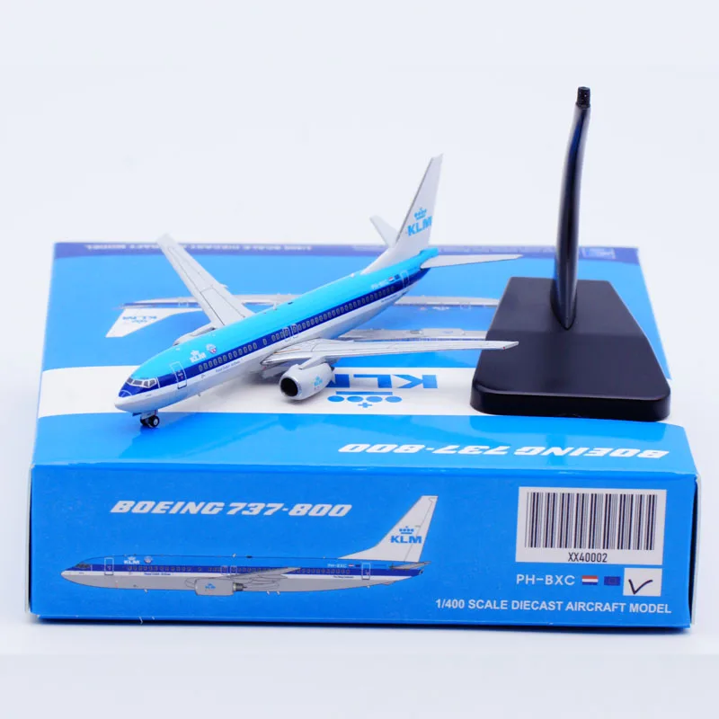 XX40002 Alloy Collectible Plane Gift JC Wings 1:400 KLM Royal Dutch Airlines Boeing B737-800 Diecast Aircraft Jet Model PH-BXC