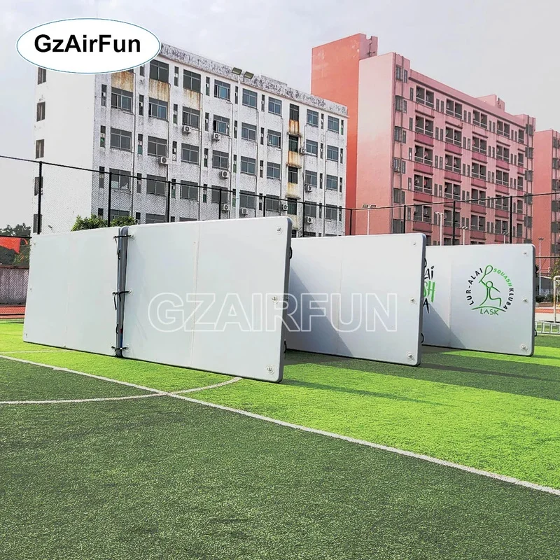 Factory Customized Commercial PVC Professional Inflatable Tennis Training Wall Foldable Sports Competitive Games Wall Training