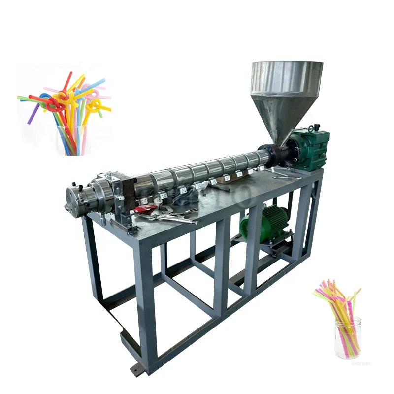 Easy Operation Drinking Straw Making Machine / Drinking Straw Packing Machine / Mini Drinking Straw Making Machine