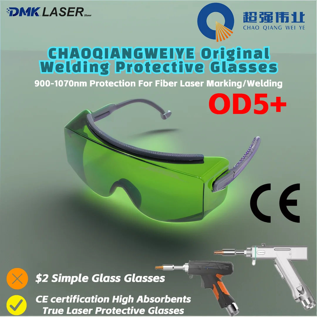 

CHAOQIANGWEIYE Original Laser Protective Glasses For Welders CE Certification OD5 True Fiber Laser Protection Goggles 900-1070nm