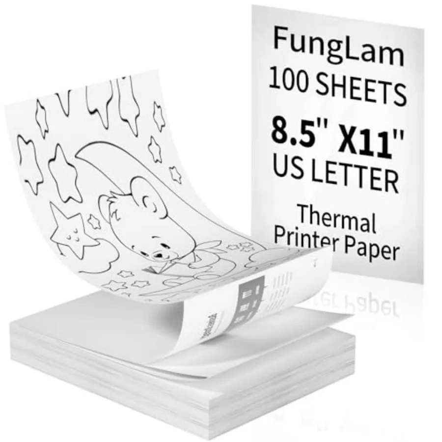 Thermal Printer Paper 8.5