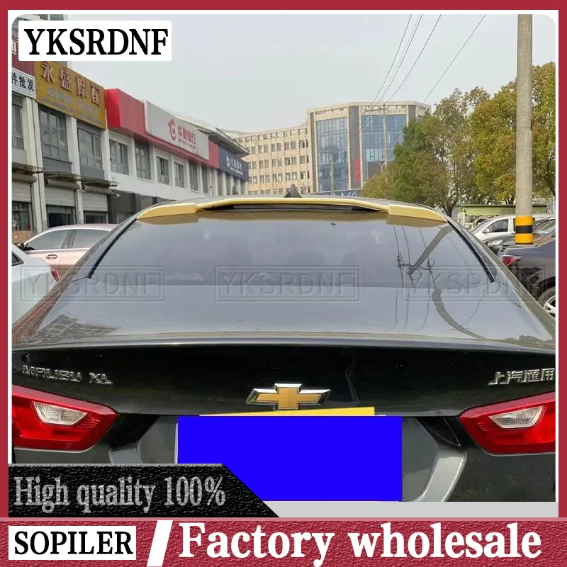 For Chevrolet Malibu XL 2016 2017 2018 2019 2020 2021 2022 Spoiler High Quality ABS Plastic Rear Roof Spoiler Car Styling