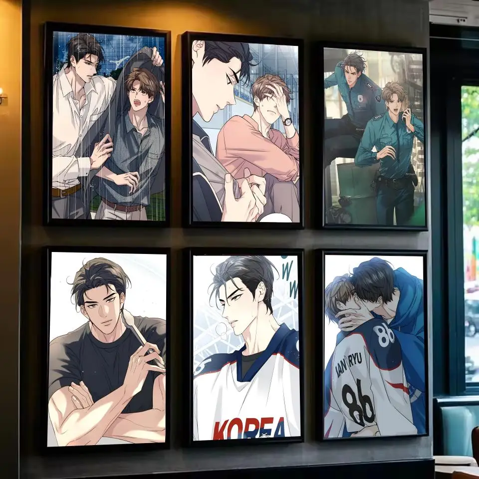 BL Anime Hot M-Melting P-Point Poster Poster Waterproof HD Wall Art Decal Self-Adhesive Aesthetic Decor For Home Living