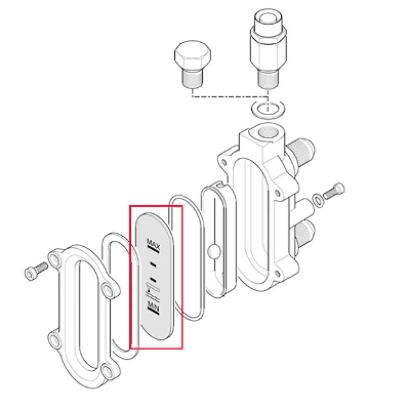 Suitable for FAEMA M39/E91/E61 Coffee Machine Water Level Glass Window Accessories，1pcs
