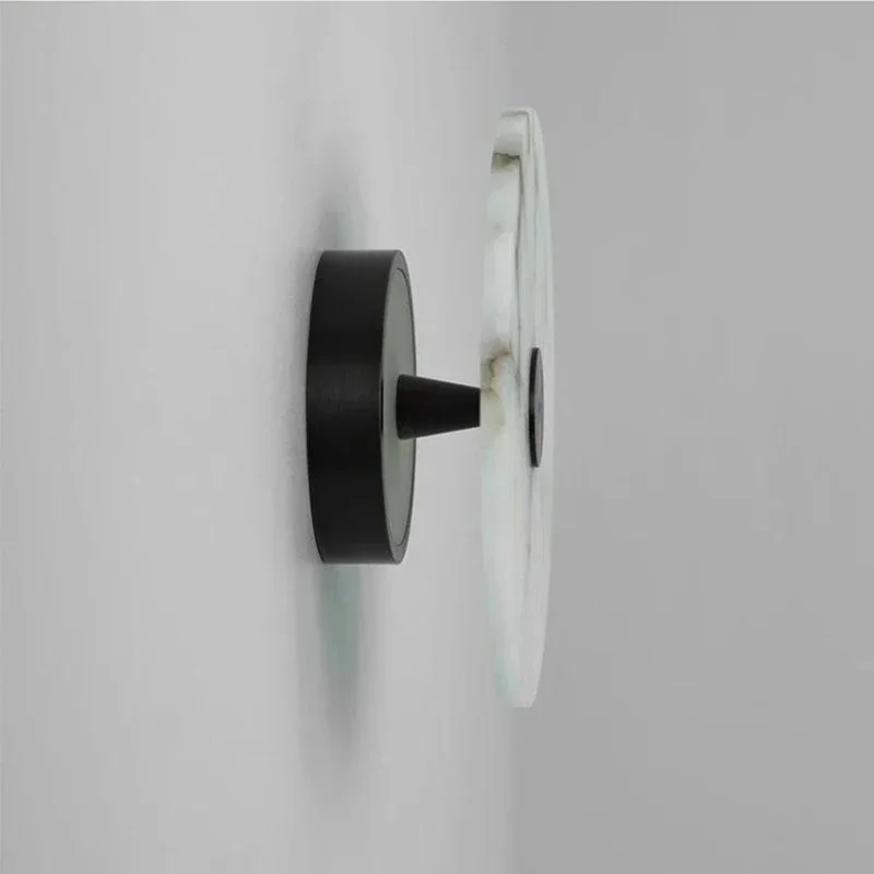 Spanish Marble LED Wall Light Natural Stone Living Room Wall Lamp for Bedroom Corridor Aisle Staircase Home Decor Wall Sconce