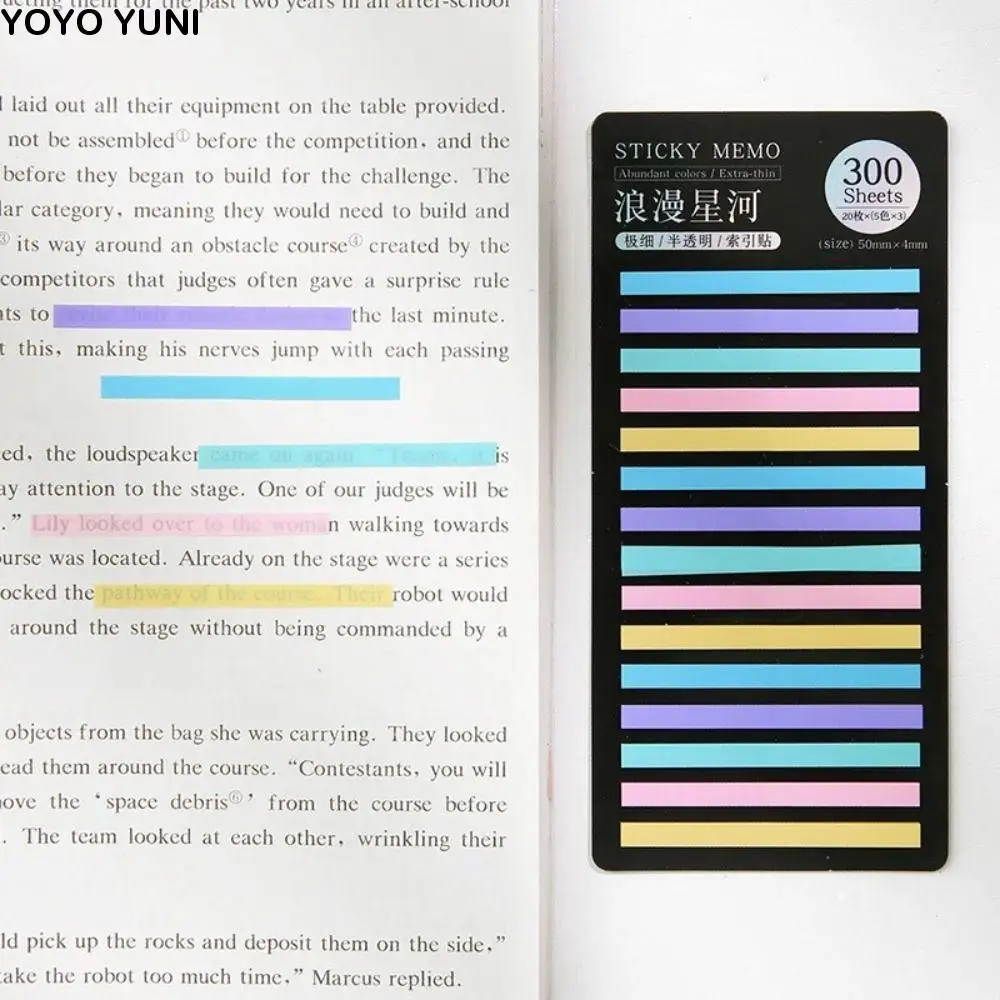 

Office Supplies Sticky Notes DIY Decoration Stationery Label Bookmark Reading Label Index Stickers Posted It Sticky Notes