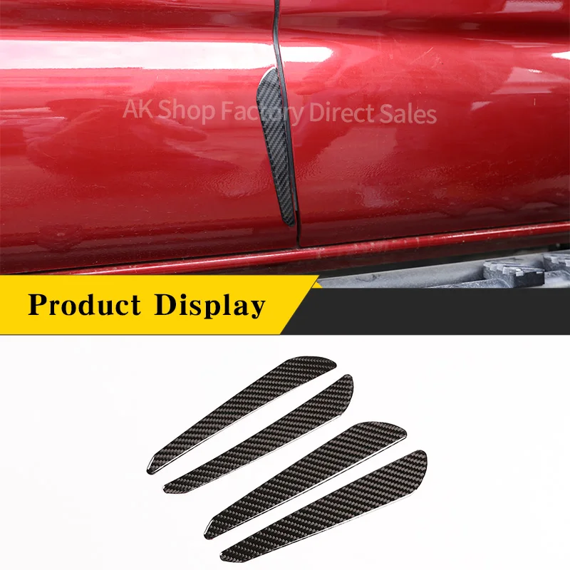 

For BMW Toyota Benz Porsche Maserati Car Universal Door Anti-collision Strip Decoration Sticker CarInterior Accessories 4 Pcs