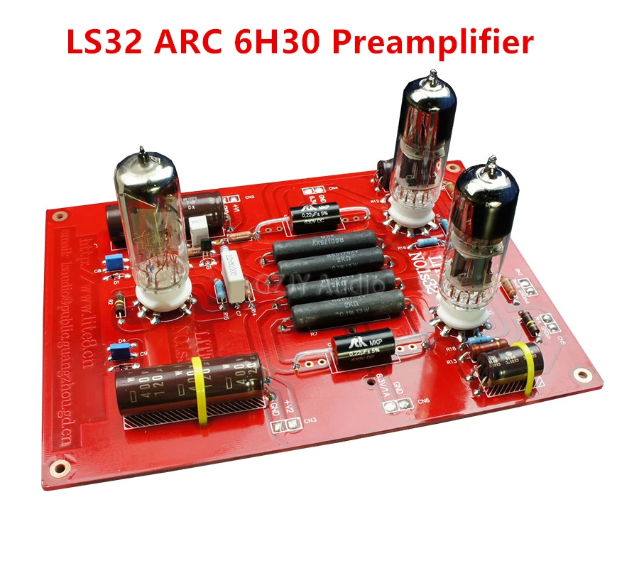 Latest Arrival LS32 Electron Tube Preamplifier Finished Board 6H30 Electron Tube Amplification(No Tubes)220MM× 155MM