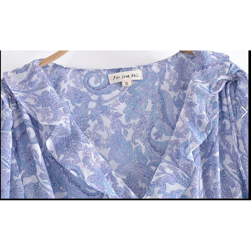 E Vestido Vintage con Diseño Floral y Cinturón en la Cintura, Corte Recto, Fibra de Poliéster, Manga Larga, Ajustado, ...