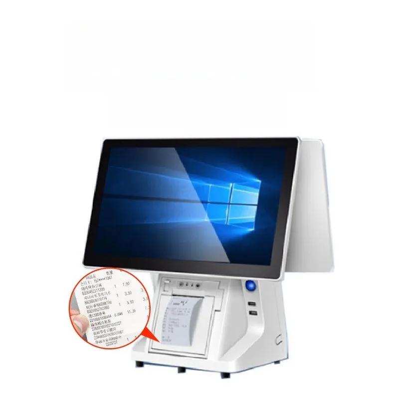 Cateringbestelling touchscreen kassa systeem alles-in-één machine met dubbel scherm