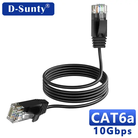 Patch Cord RJ 45 CAT6A Ethernet Cable Ultra Thin Lan Cable UTP RJ 45 Internet Network Cable Patch Cord for Modem Router Ethernet Cable CAT6a