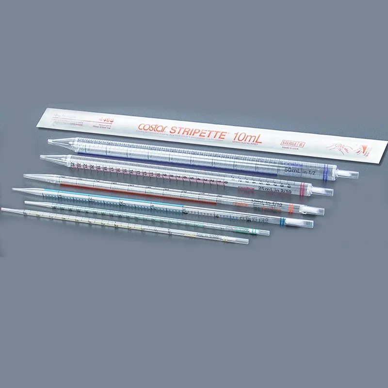 20pcs /lot Disposable Serological Pipettes Aspirating Sterile Pipets Independent Packing