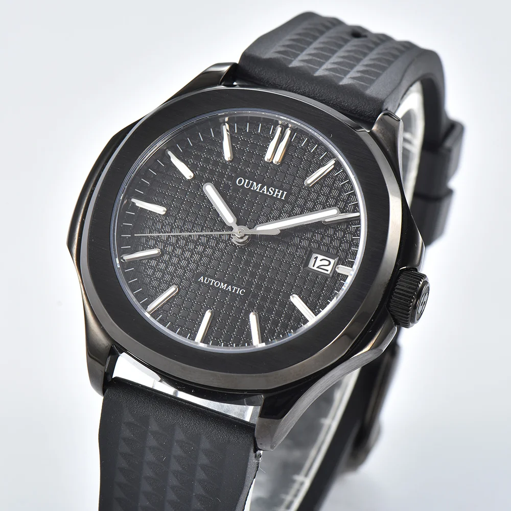 Orologio da 39 mm orologio da uomo di lusso NH35 orologi movimento automatico orologio meccanico orologio impermeabile in vetro zaffiro