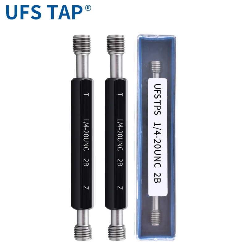 UFS 1PCS 2B 0-80~12-32 1l4 5l16 3l8 7I16 1l2 9I16 5I8 11I16 UN/UNC/UNF/UNS/UNEF America Standard Fine Thread Plug Gauge Measure
