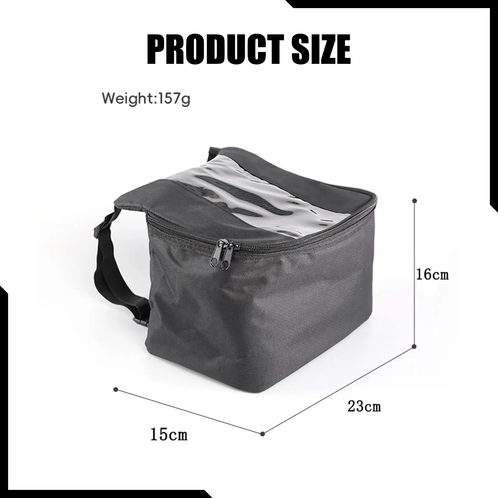 Waterproof Motorcycle Handlebar Frame Pouch Oxford Cloth Front Basket Universal Phone Holder Bag for Outdoor Biking Accessories