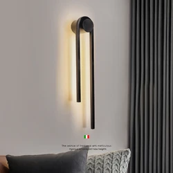 Simple Style New Modern LED Wall Lamps Study Living Room Bedroom Bedside Aisle Loft Lights Indoor Home Sconce
