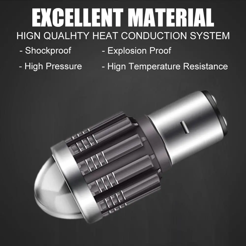 BA20D 12 فولت 12000LM دراجة نارية المصباح للدراجات النارية عالية/منخفضة شعاع دراجة نارية-هيدلام Led الأضواء الضباب مصباح Led أضواء