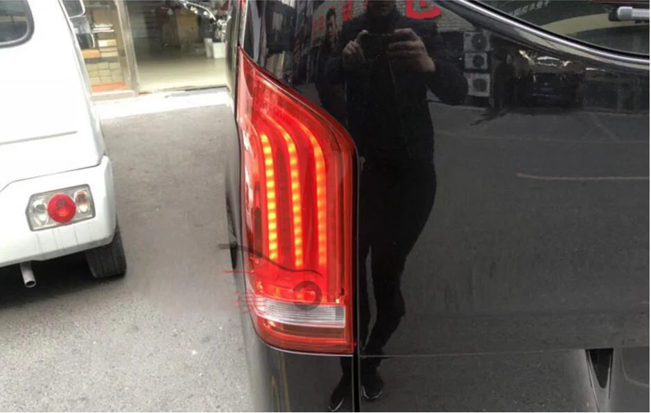 one set Car Styling LED Tail Lamp for Tail Lights Vito taillight V250 V260 2016~2018year car accessories for Vito Rear Light