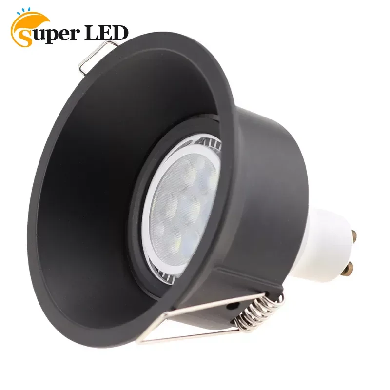 Lampu Sorot pengganti GU10 MR16 GU5.3 LED lampu sorot langit-langit perlengkapan potongan 85mm bingkai perlengkapan