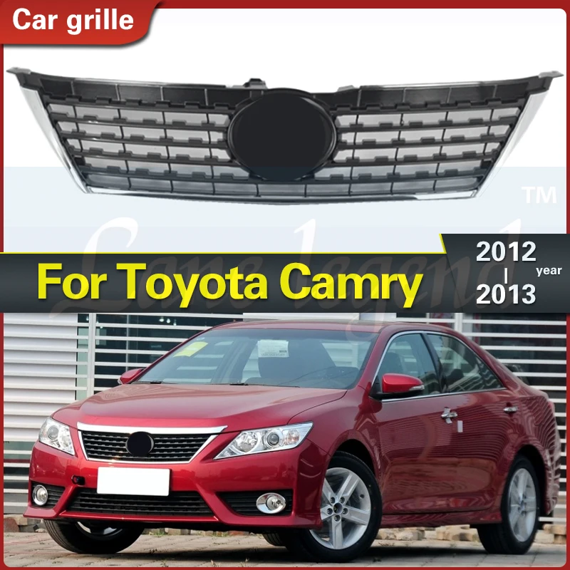 

For Toyota Camry 2012-2015 Racing Grills 1PC Front Grille Around Trim Racing Grills Trim Car Styling