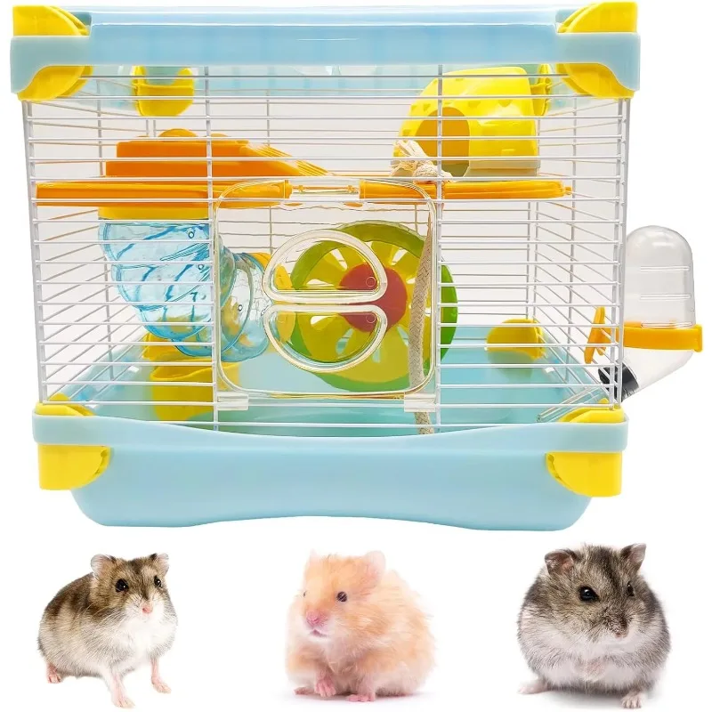 Multi Function Portable Sustainable Hamster Cage With Entertainment Transparent Innovation Design Acrylic Carton Packing Solid