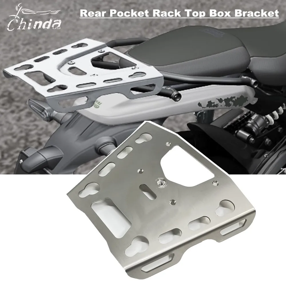 Motorcycle Luggage Rack Holder Rear Bag Rack Top Case Bracket Cargo Rack For Himalayan 450 452 2024-2025