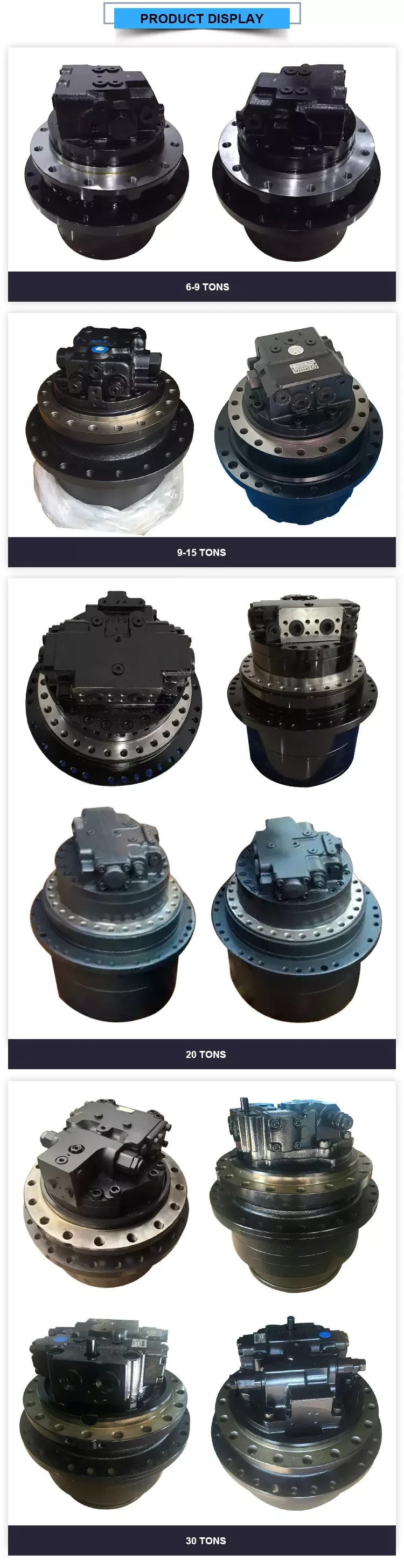 YT15V00008F1,Kobelco SK95 final drive travel motor,SK95UR track reducer,YX15V00001F1 ,2441U815F1 ,