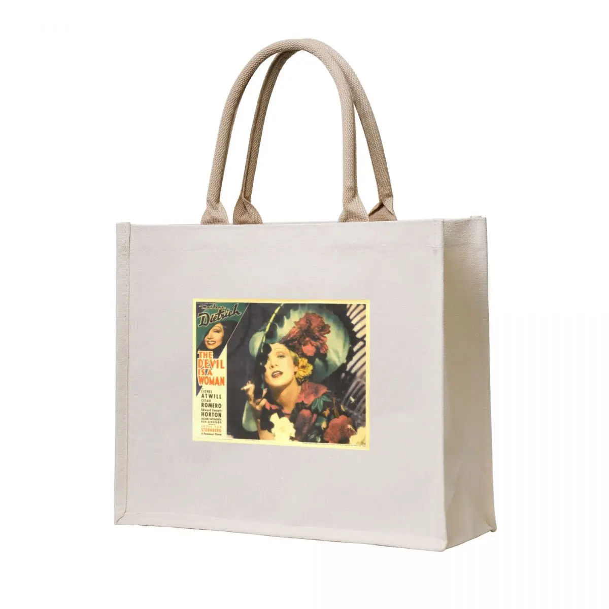 

The Devil Is A Woman Marlene Dietrich Tote Bag custom bags sac pour femme Custom bag
