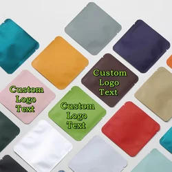 100/500PCS 2~15g Open Top Aluminum Foil Packaging Bag DIY Powder Tea Sugar Salt Shampoo Heat Sealing Custom Logo Storage Pouches