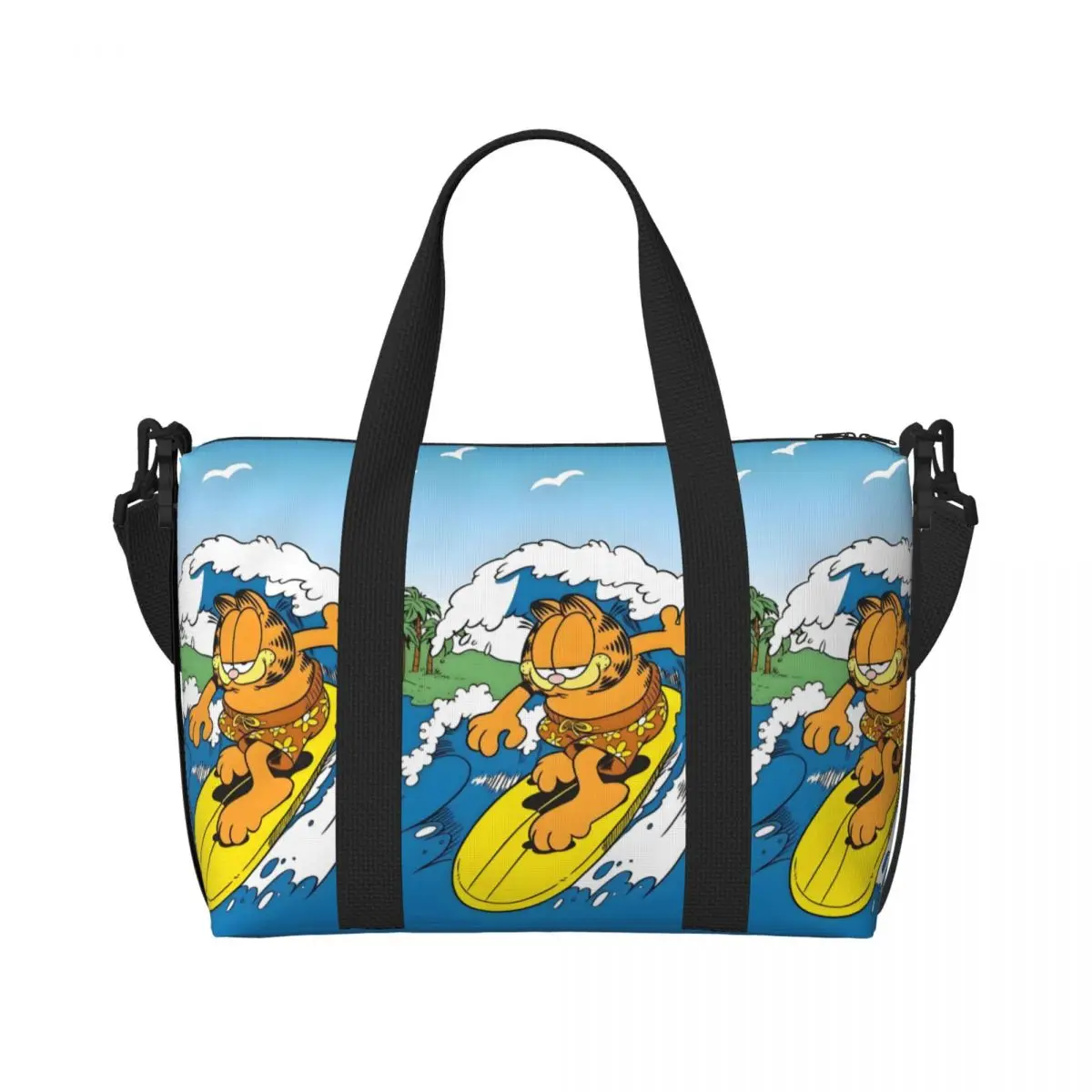 

Изготовленная на заказ большая сумка G-Garfielded, женская большая вместительная дорожная сумка для серфинга, пляжного спортзала