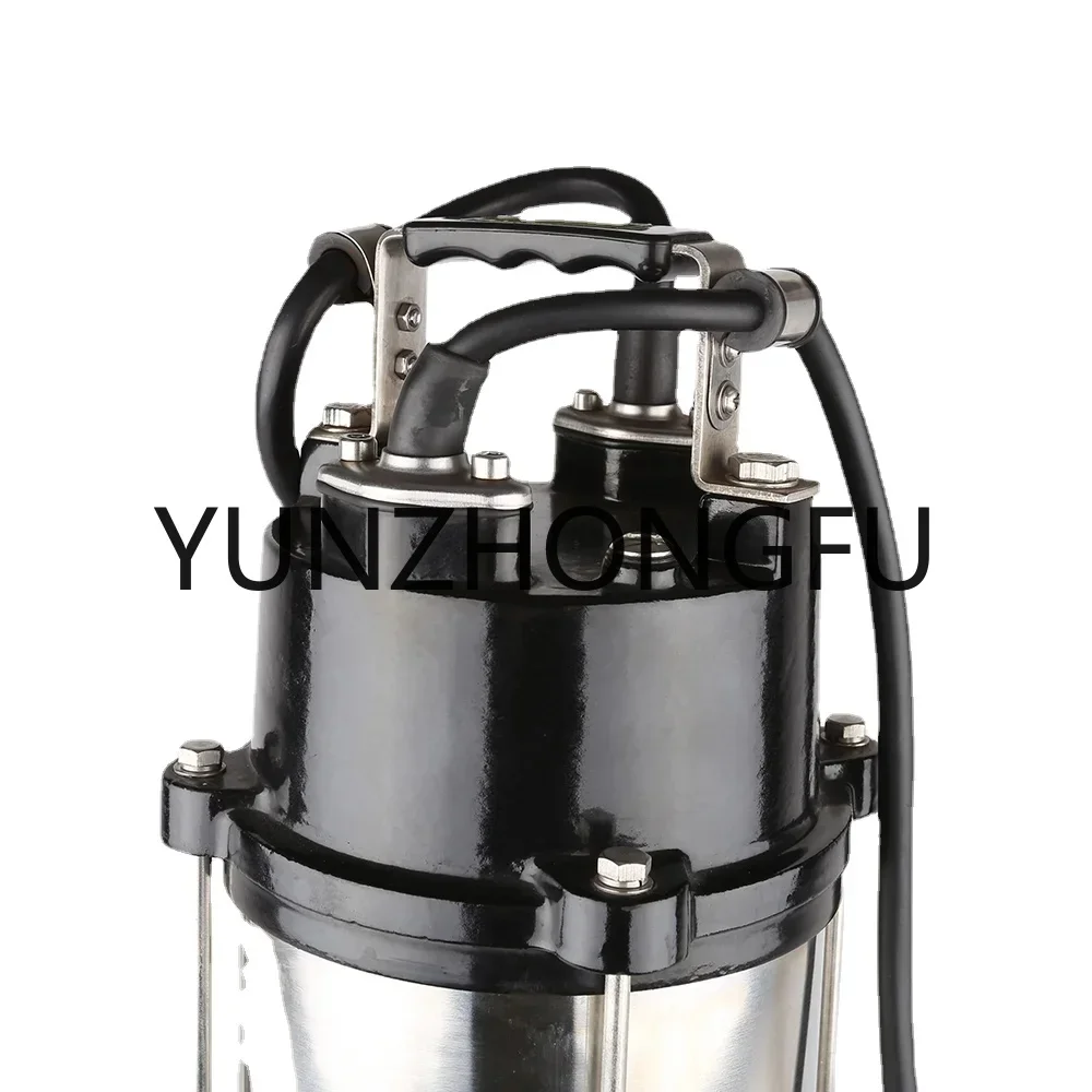 Electric Submersible Water Pumps 100m3h Portable Sludge Sewage Cutter Transfer