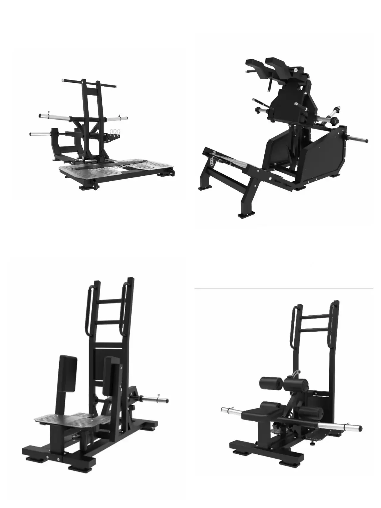 Lying T-Bar Row Plate loaded T bar row with chest plate T-Bar Row Machine  with adjustable handles and foot platform