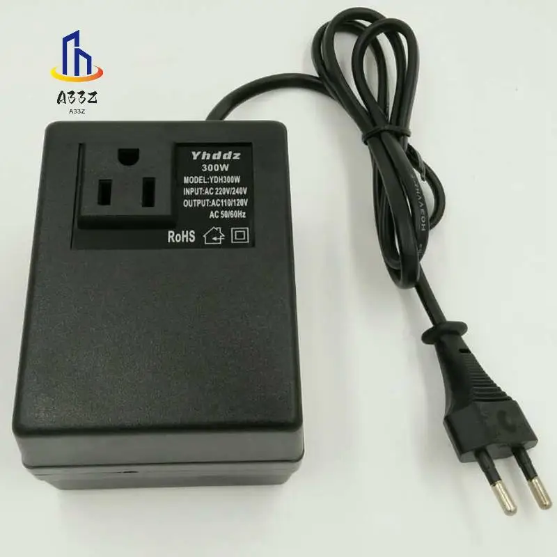 

A33Z-300W Voltage Converter Transformer 220V To 110V Step Down Travel Voltage Transformer Converter