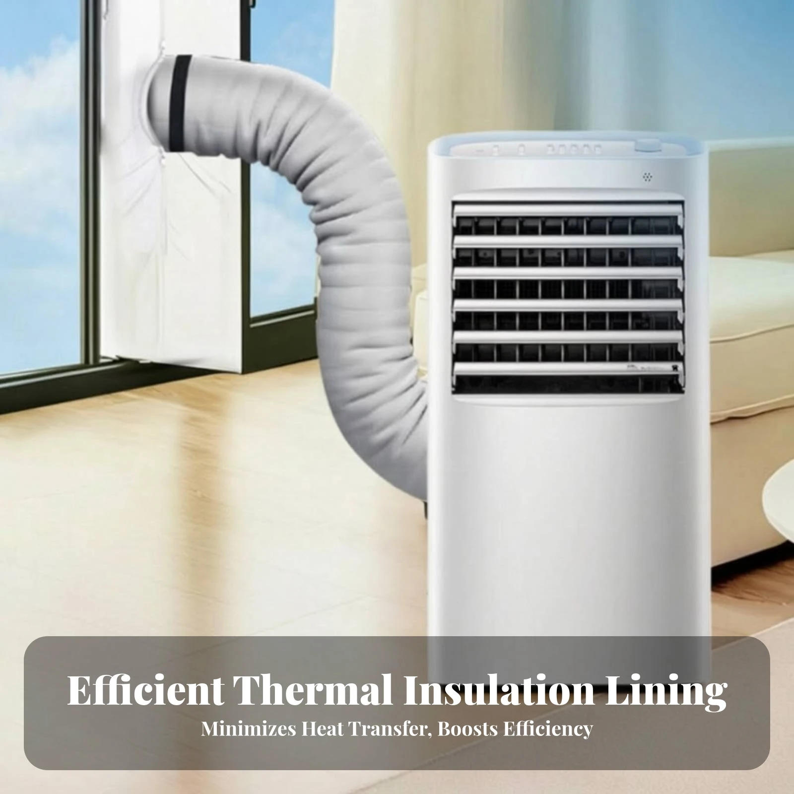 Air Conditioning Exhaust Hose Insulation Sleeve Heat-Resistant Portable Air Conditioning Hose Insulation Sleeve Insulated