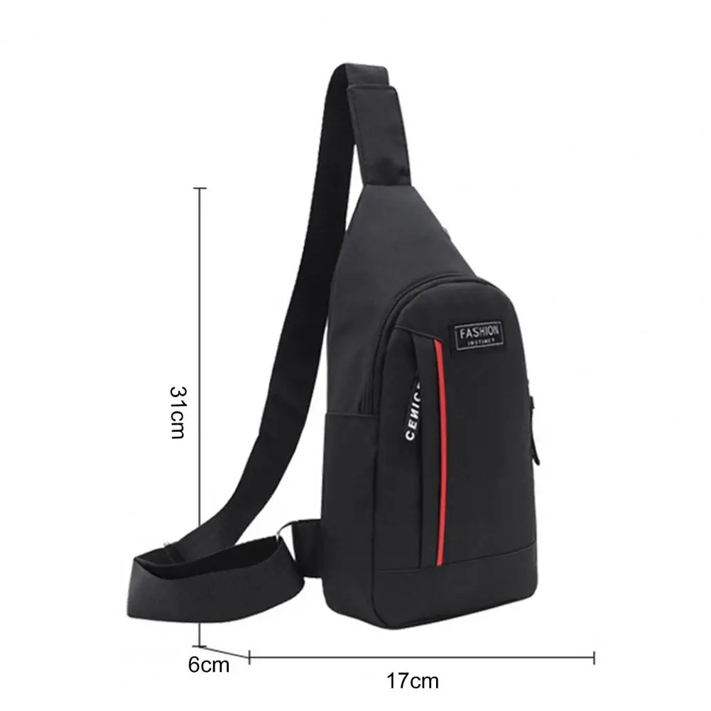 Chest Bag Men's One Shoulder Crossbody Bag Large Capacity Outdoor Sports Leisure Fashion Small Shoulder Bag Large Capacit Smooth