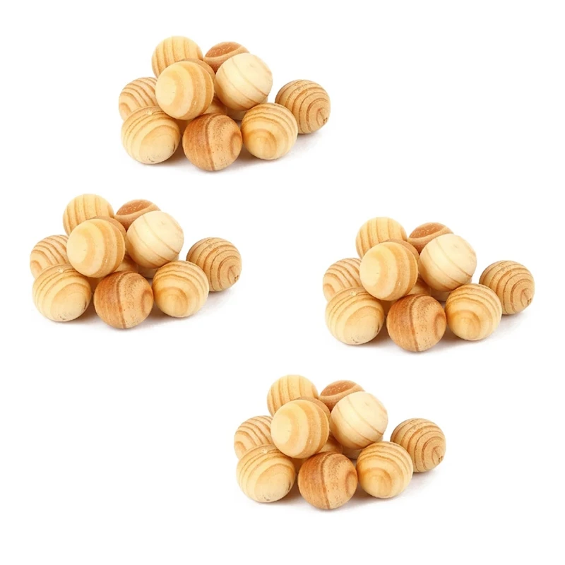 

40X Natural Cedar Wood Moth Balls Lavender Camphor Repellent Wardrobe Clothes Drawer