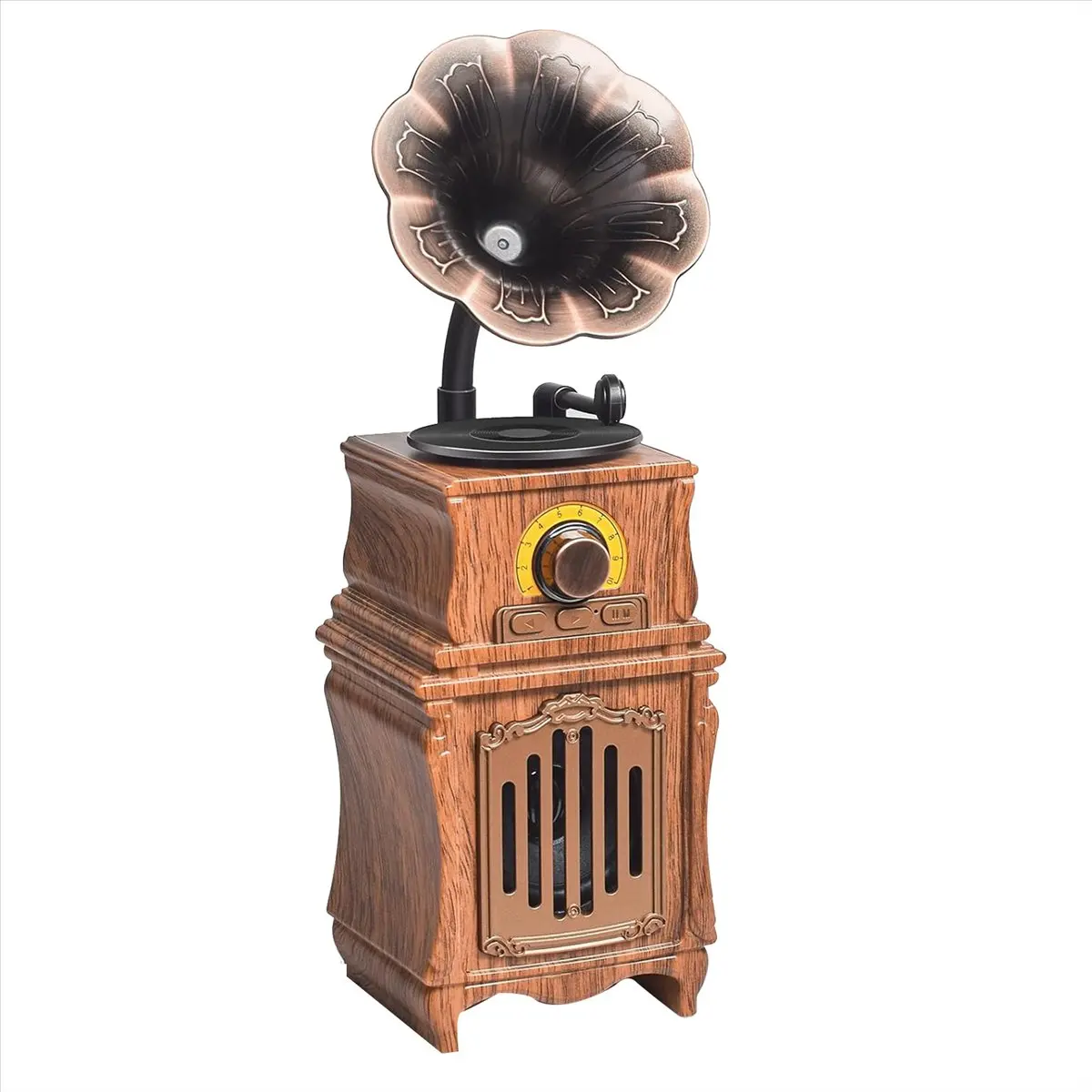 AABFK Retro Bluetooth 5.3 Speaker Home Office Room Vintage Decor,Portable Wireless Speaker for Outdoor Parties,Android Speaker