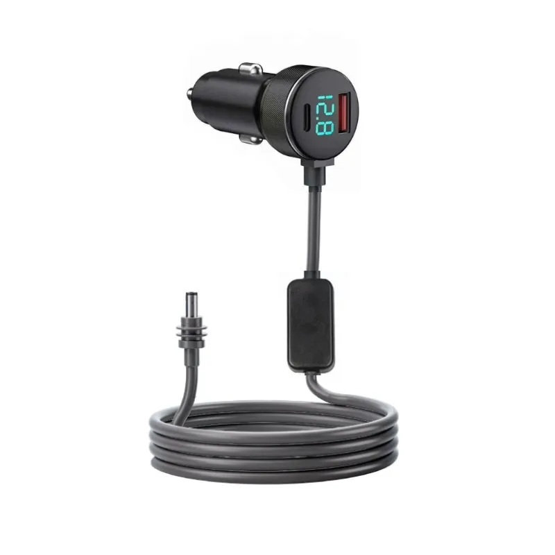 2M For Starlink Mini USB Type C Car Charger Adapter Vehicles DC Power Cable Digital Voltmeter Waterproof Extension Charger