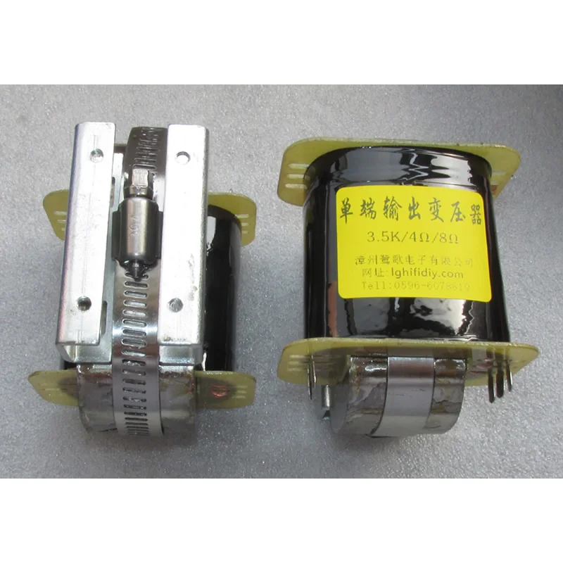 Amorphous iron core 3K5 single-ended output transformer, frequency response: 15Hz ~ 27KHz -3db. 20Hz ~ 20KHz -1.8db.