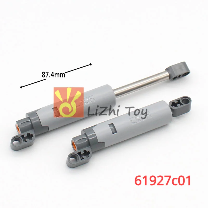 MOC Bricks Bricks Technical Linear Actuator Long Ends Holder Building Blocks Compatible with 40918 61927 61904 Hydraulic Rod