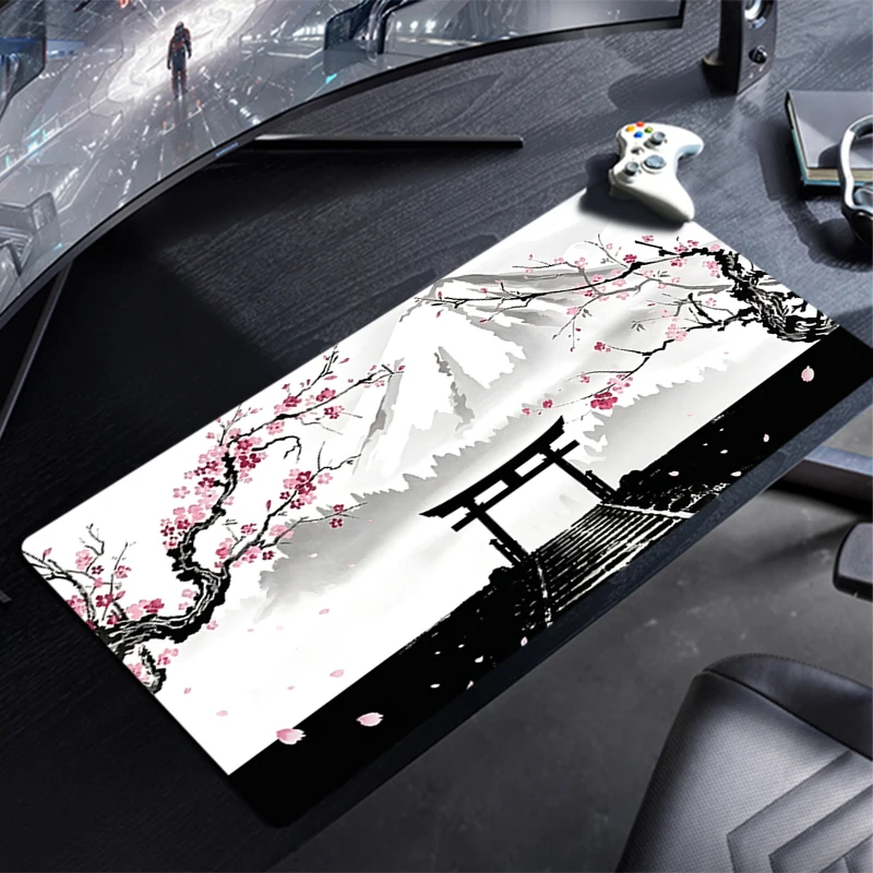 Mouse Pad Ink Stain Mountain Computer Speed Type Carpet Mat For e-sports Players Laptop Keyboard Mousepad Office Desk Mat