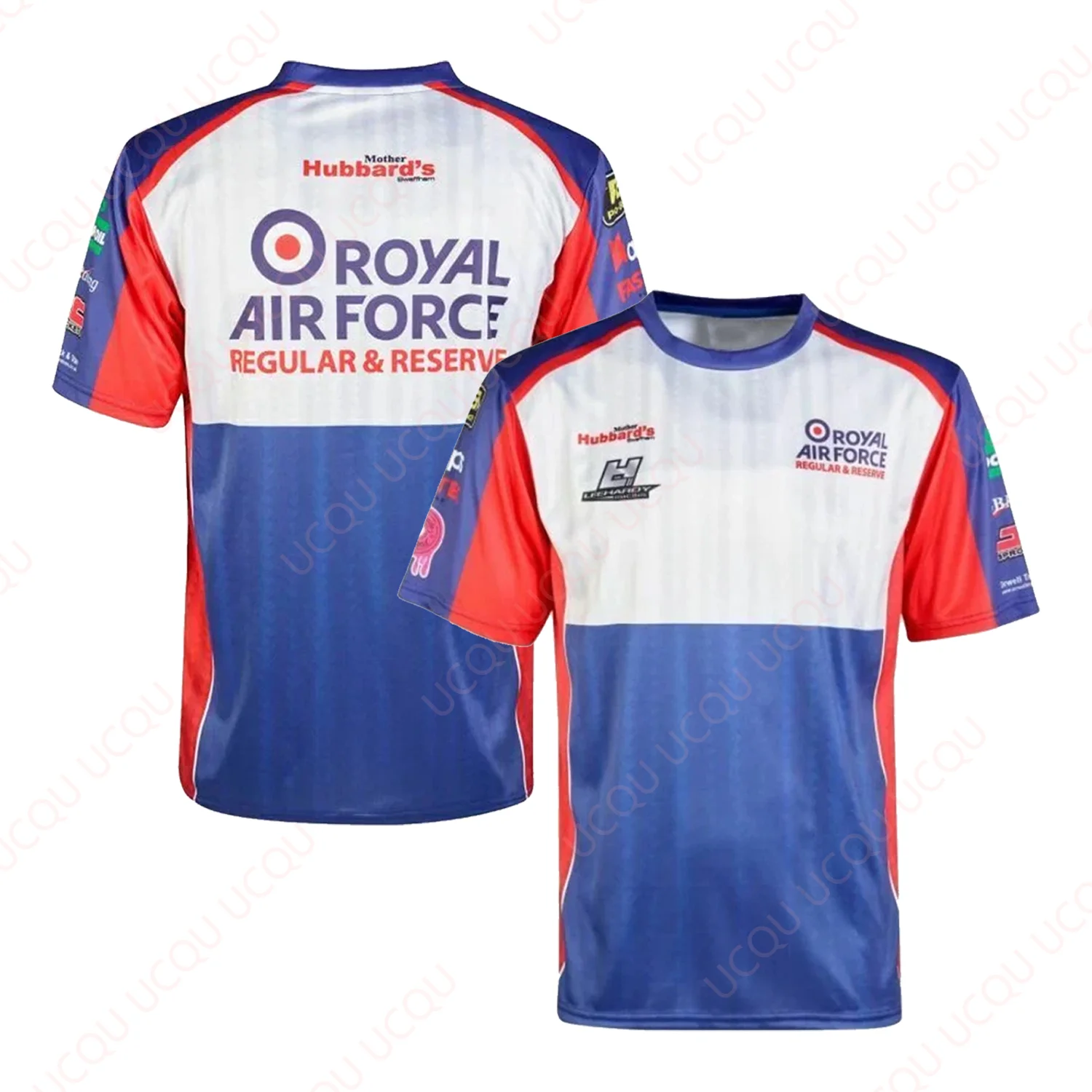 

Royal Air Force Team Men's All Print T-Shirt Newest Outdoor Jersey Summer Classic Tee Adults Loose Exercise Motorcycle Jersey