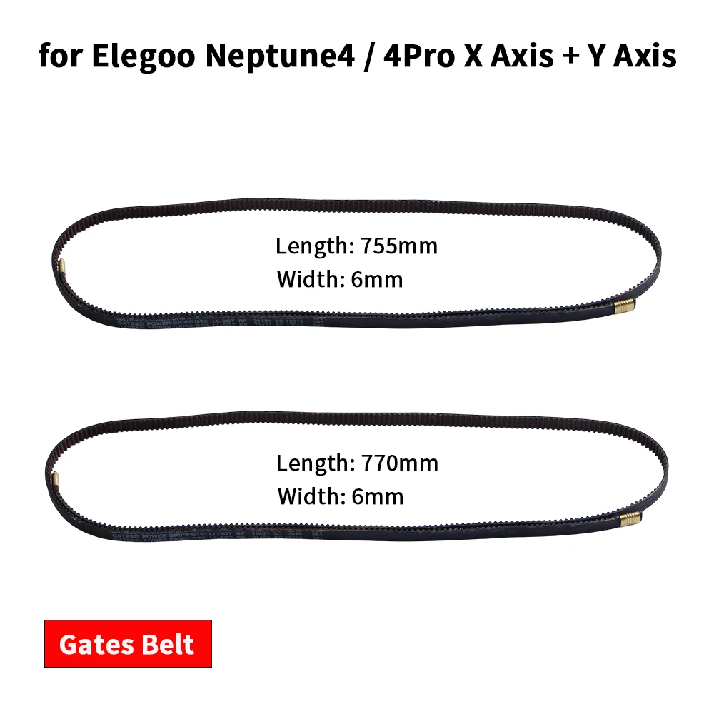 Neptune Rubber Open Timing Belt for 3D Printer