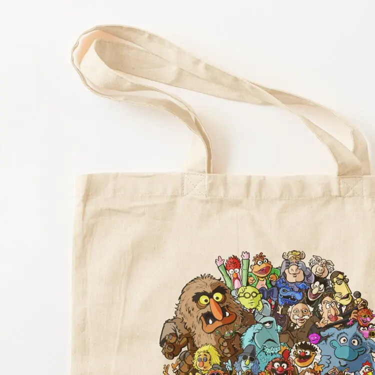 Muppets World of Friendship Tote Bag large size bags female bag Shopper reusable shopping bag