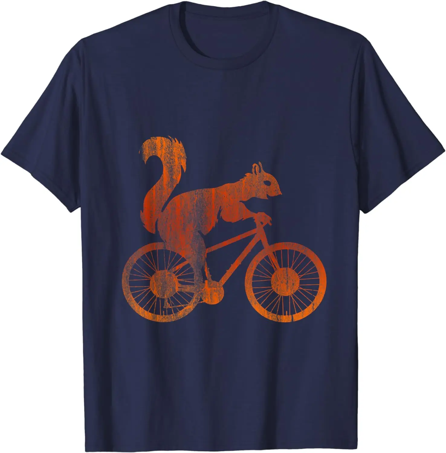 Squirrel Riding A Bicycle Vintage Bike Squirrel T-Shirt