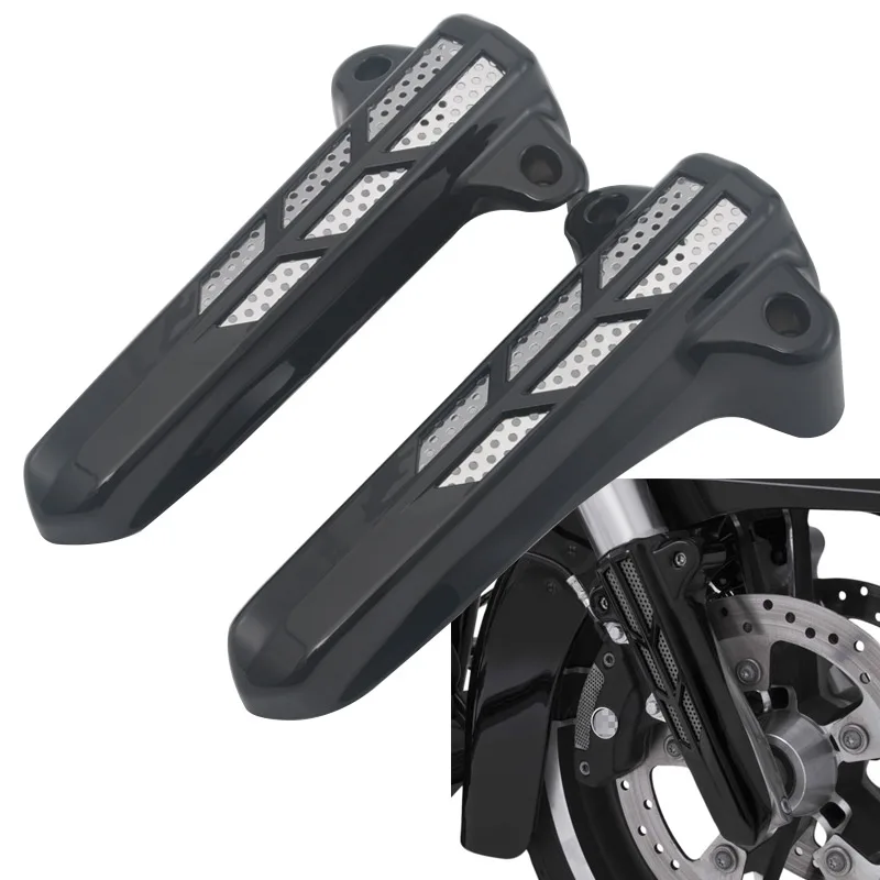 

Аксессуары для мотоциклов, передняя нижняя вилка, слайдеры, чехлы для Harley Touring Electra Street Glide Road King FLHX FLHR 2014-2022